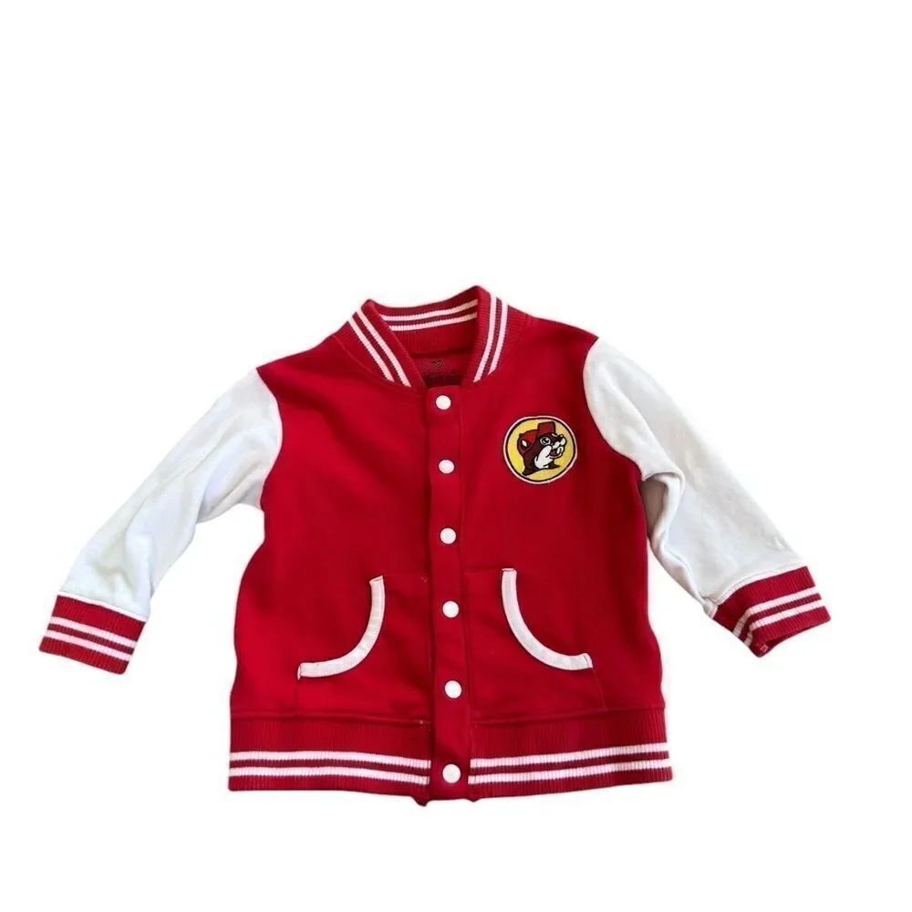 Buc-ee's Baby toddler infant Boys Girls Varsity Jacket Bomber Coat 12M